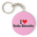 I Love Soda Biscuits keychains