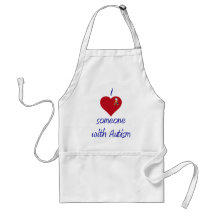 I love someone w Autism Aprons