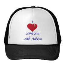 I love someone w Autism Mesh Hat