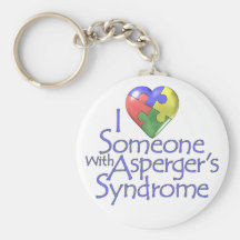 I Love Someone With Asperger's Key Chains
