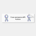 I love someone with Autism Bumper Sticker