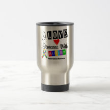 I Love Someone With Autism Mug
