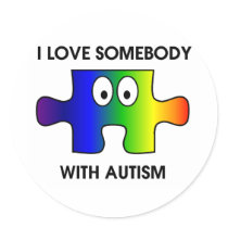 I love someone with autism sticker