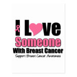 I Love Someone With Breast Cancer Post Cards