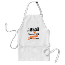 I Love Someone With Leukaemia Apron