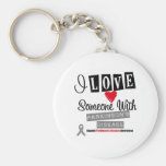 I Love Someone With Parkinson's Disease Key Chains