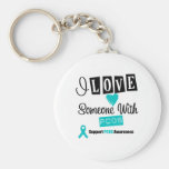 I Love Someone With PCOS Key Chain
