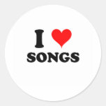 I Love Songs Sticker
