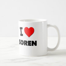I love Soren Coffee Mugs