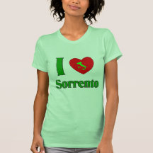 I Love Sorrento Italy Tshirts