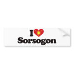 I Love Sorsogon bumper stickers