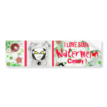 I LOVE SOUR WATERMELON CANDY ! bumper stickers