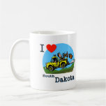 I Love South Dakota Country Taxi Coffee Mug