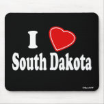 I Love South Dakota mousepads