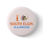 I Love South Elgin, IL buttons
