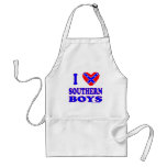 I LOVE SOUTHERN BOYS T-SHIRTS AND GIFTS aprons