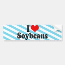 I Love Soybeans Bumper Stickers