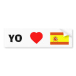 I love Spain bumper stickers