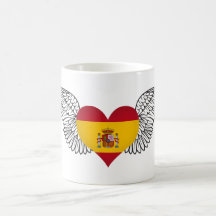 I Love Spain -wings Coffee Mug