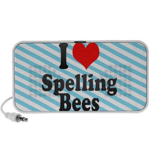 I love Spelling Bees Mini Speakers