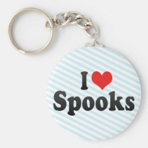 I Love Spooks Key Chain
