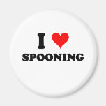 I Love Spooning Magnet