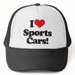 I Love Sports Cars! hats
