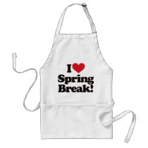 I Love Spring Break! Apron