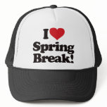 I Love Spring Break! Mesh Hats