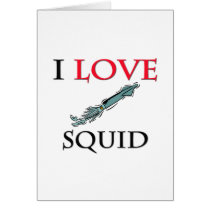 I Love Squid cards