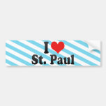 I Love St. Paul Bumper Stickers