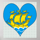 I Love St. Pierre And Miquelon Poster