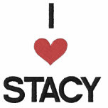 'I LOVE STACY'---  FOR VALENTINES DAY embroidered shirts