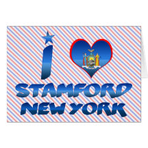 I love Stamford, New York Greeting Card