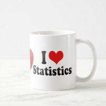 I Love Statistics Coffee Mugs