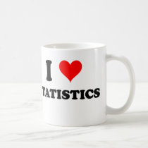 I Love Statistics mugs