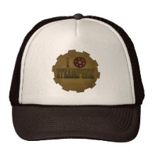 I Love Steampunk Mesh Hat
