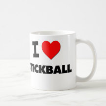 I Love Stickball Coffee Mug