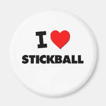 I Love Stickball Magnet