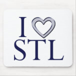i love STL Mouse Pad