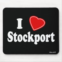 I Love Stockport Mousepad
