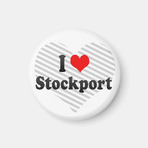 I Love Stockport, United Kingdom Magnets