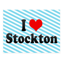 I Love Stockton, United States Postcards