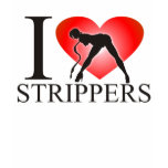 I love strippers polo shirt