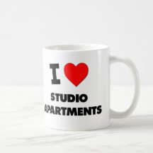 I love Studio Apartments Coffee Mugs