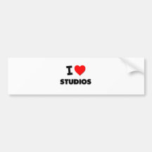 I love Studios Bumper Sticker