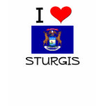 I Love Sturgis Michigan t-shirts