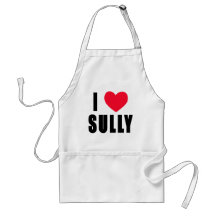 I Love Sully I HEART Sully Apron