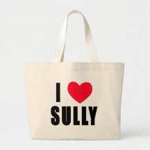 I Love Sully I HEART Sully Bag