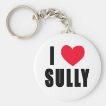 I Love Sully I HEART Sully Key Chains